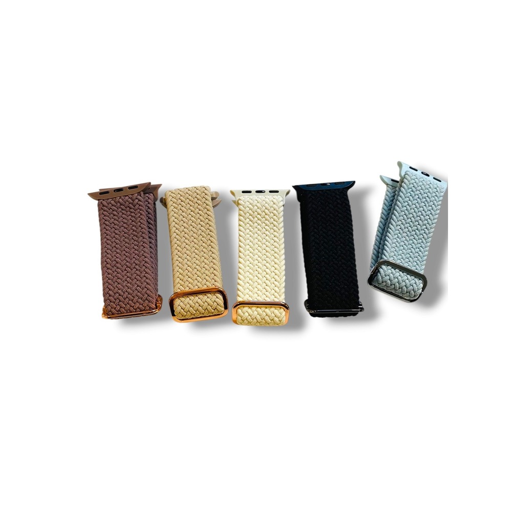 Braided Stretchy Watch Bands Compatible Apple Women Men Set of 5 New